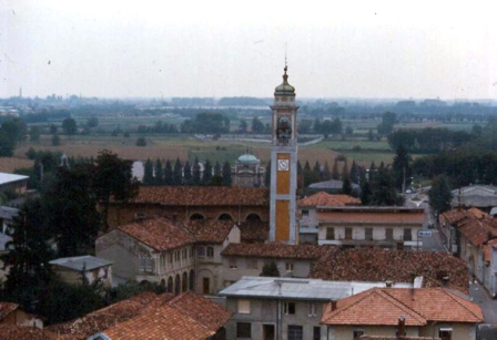 Panorama con la Chiesa di San Cristoforo - anni '70