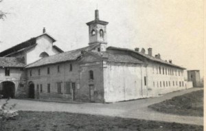 la Chiesa di Asmonte e la filanda - anni '20